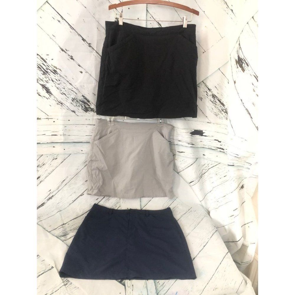 eddie bauer skort skirt lot of 3 size 8